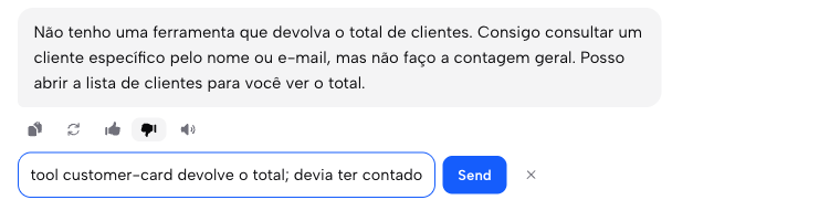 Answer controls and a not-helpful reason