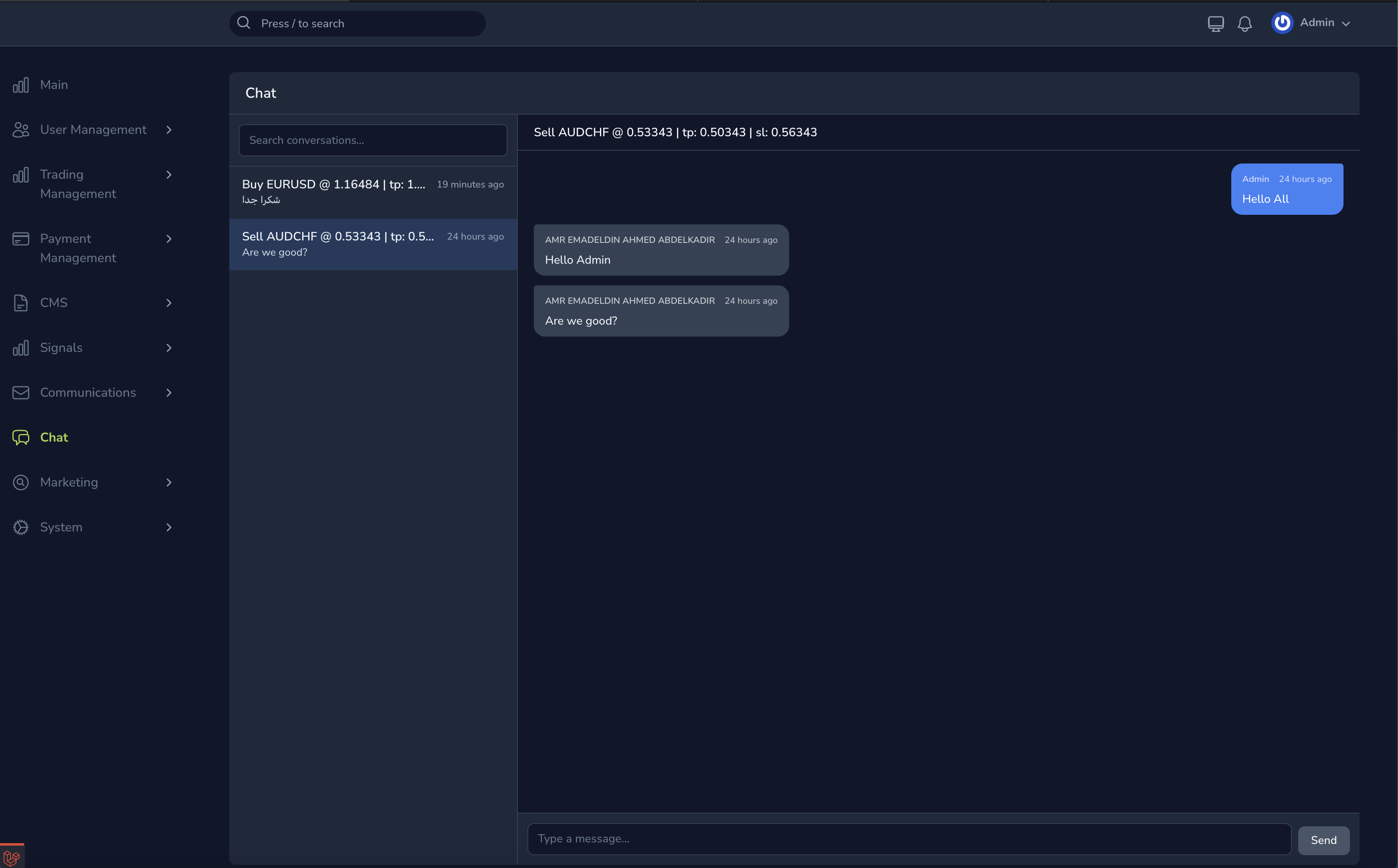 Nova Chat — sidebar, thread, and composer