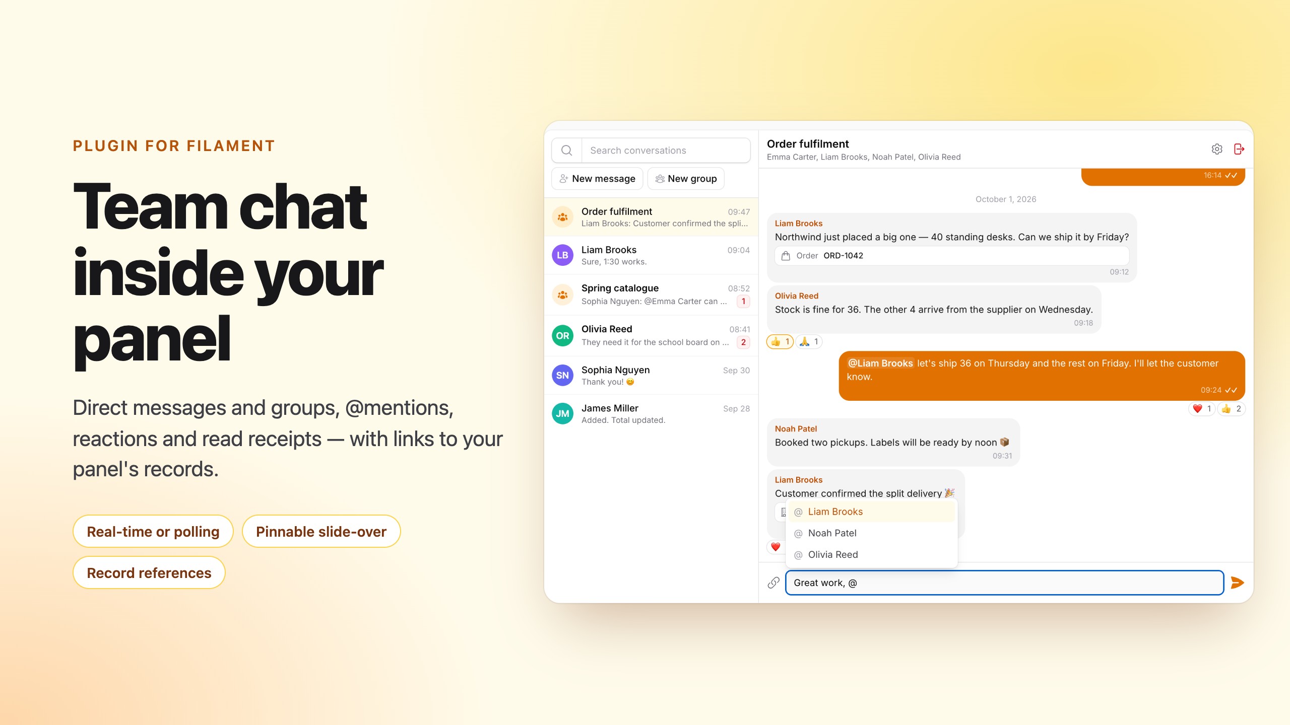 Filament Chat