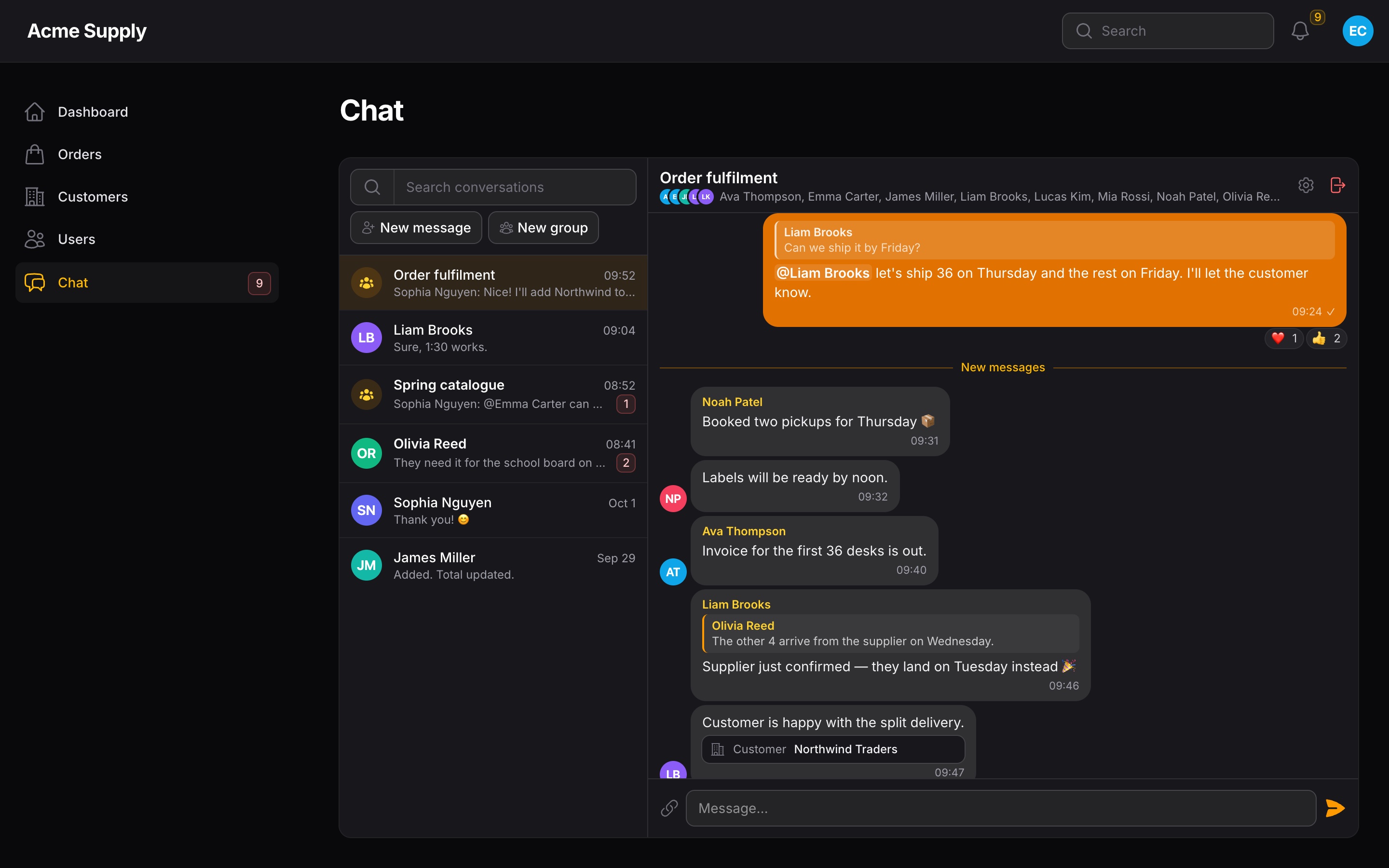 Dark mode