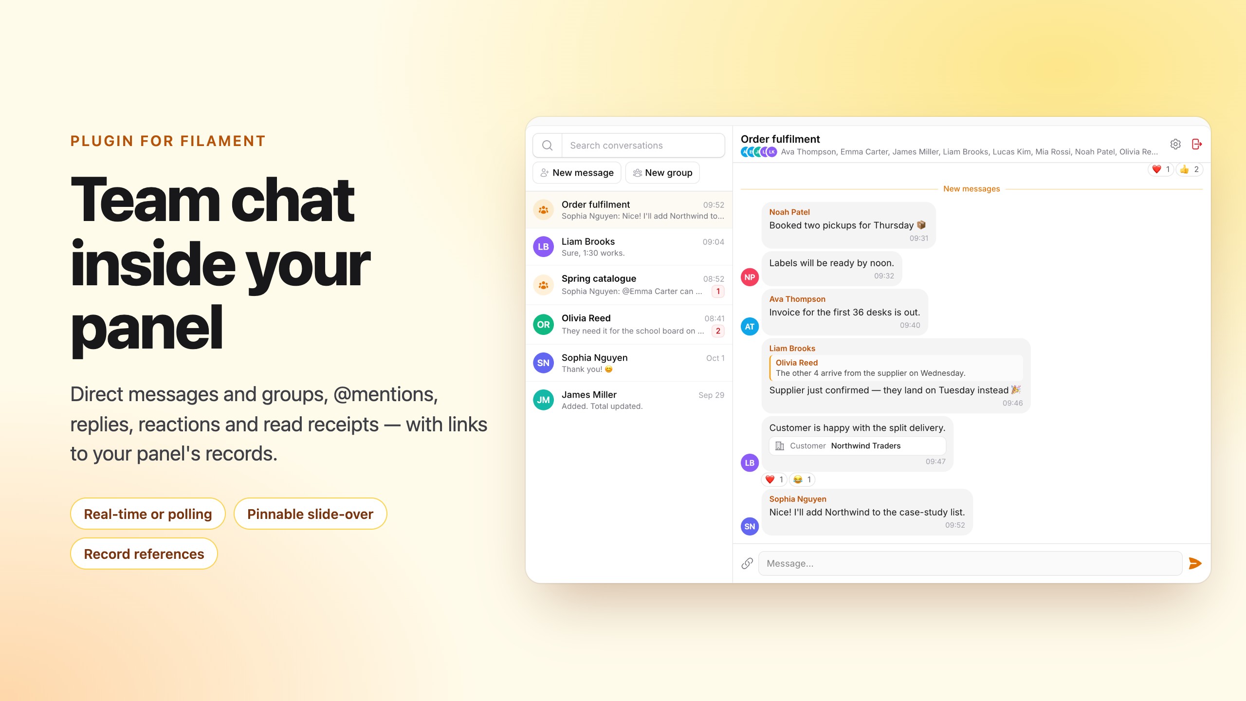 Filament Chat
