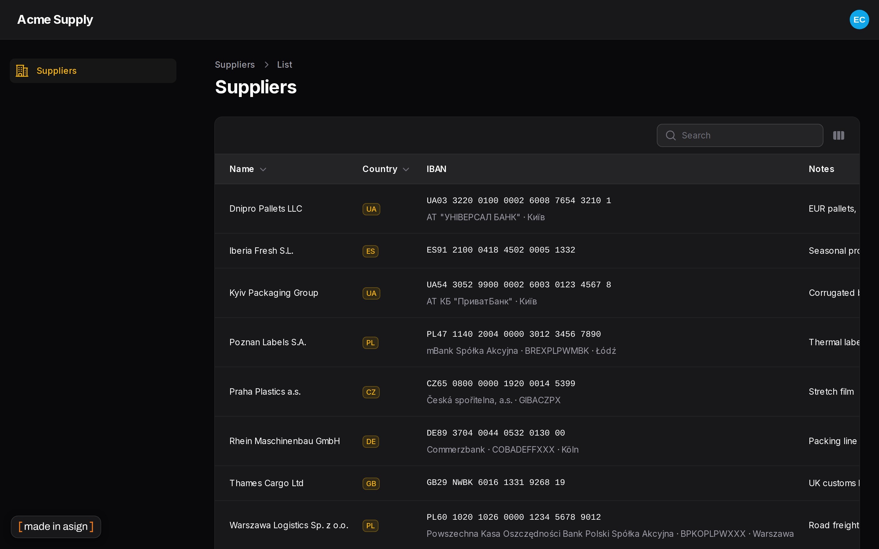 Dark mode