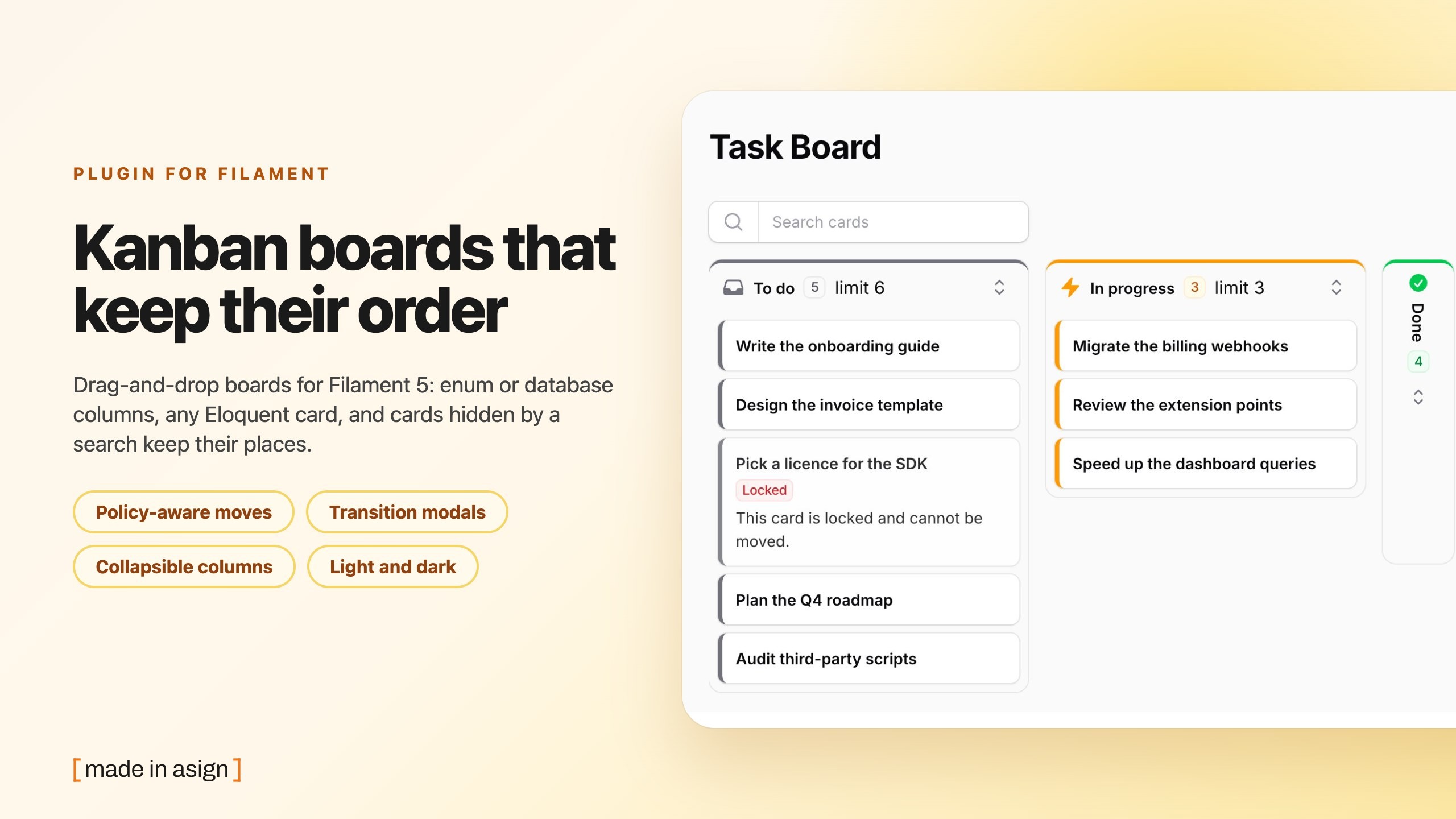 Filament Kanban