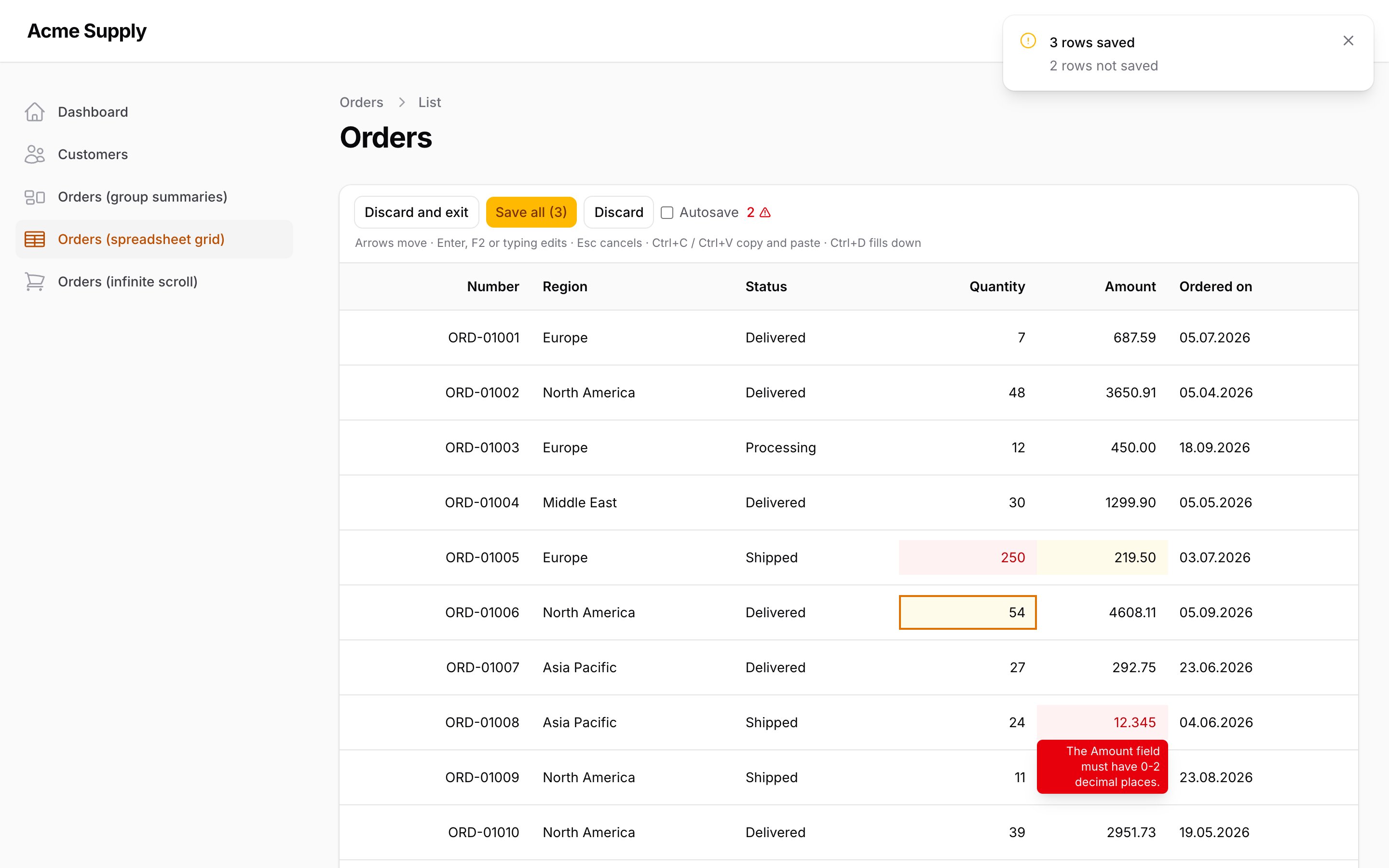 Save all with per-cell errors