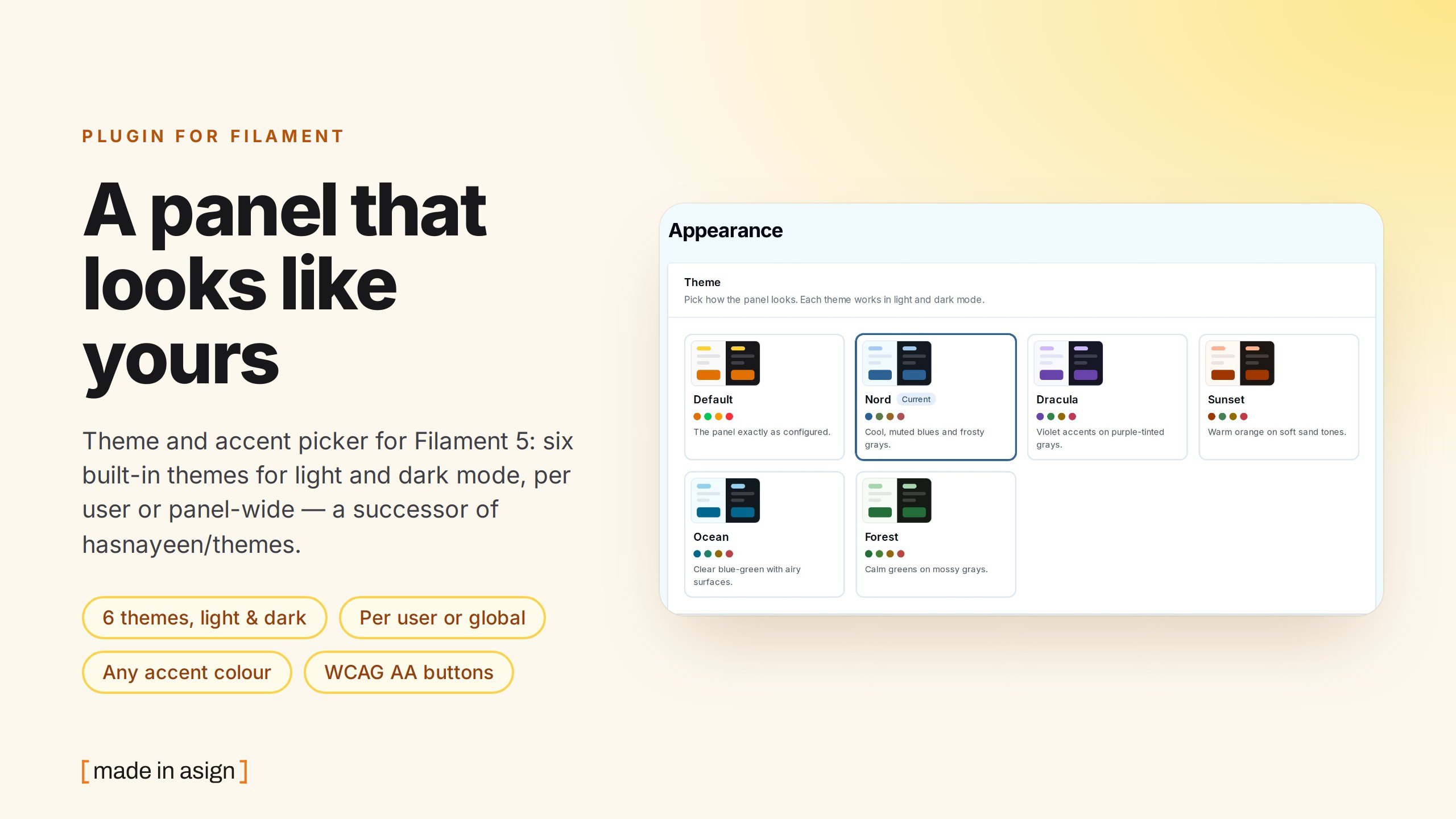 Filament Themes