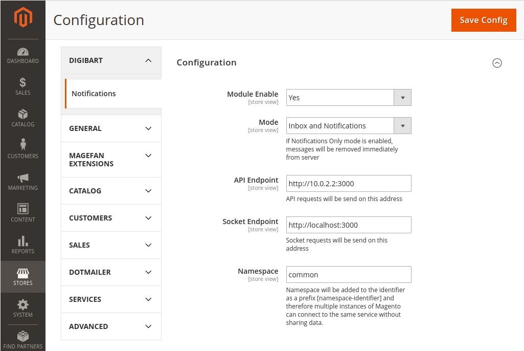 Configuration