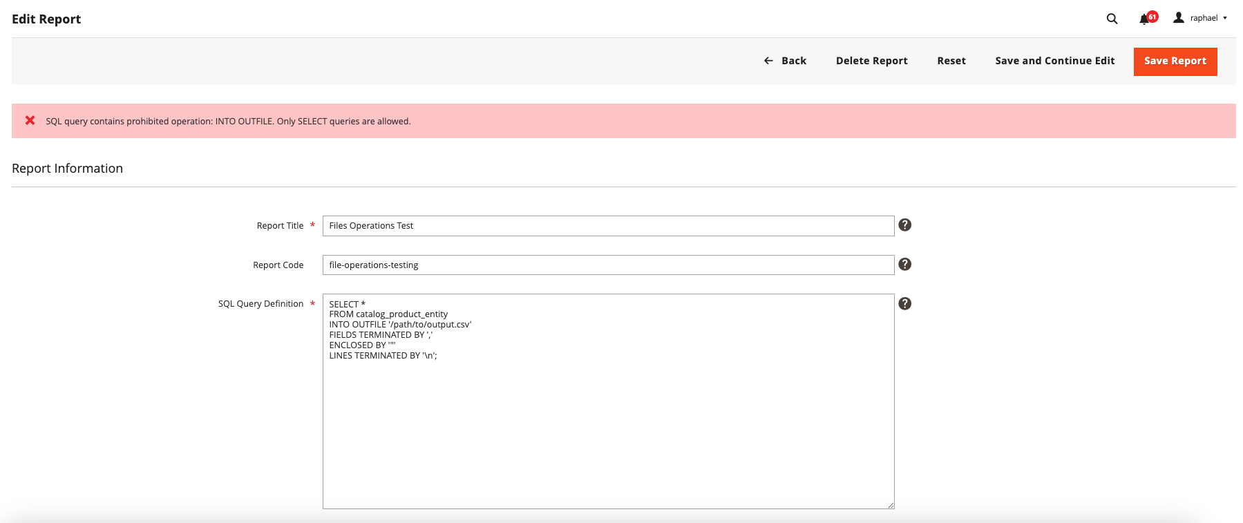 File Operations Restriction