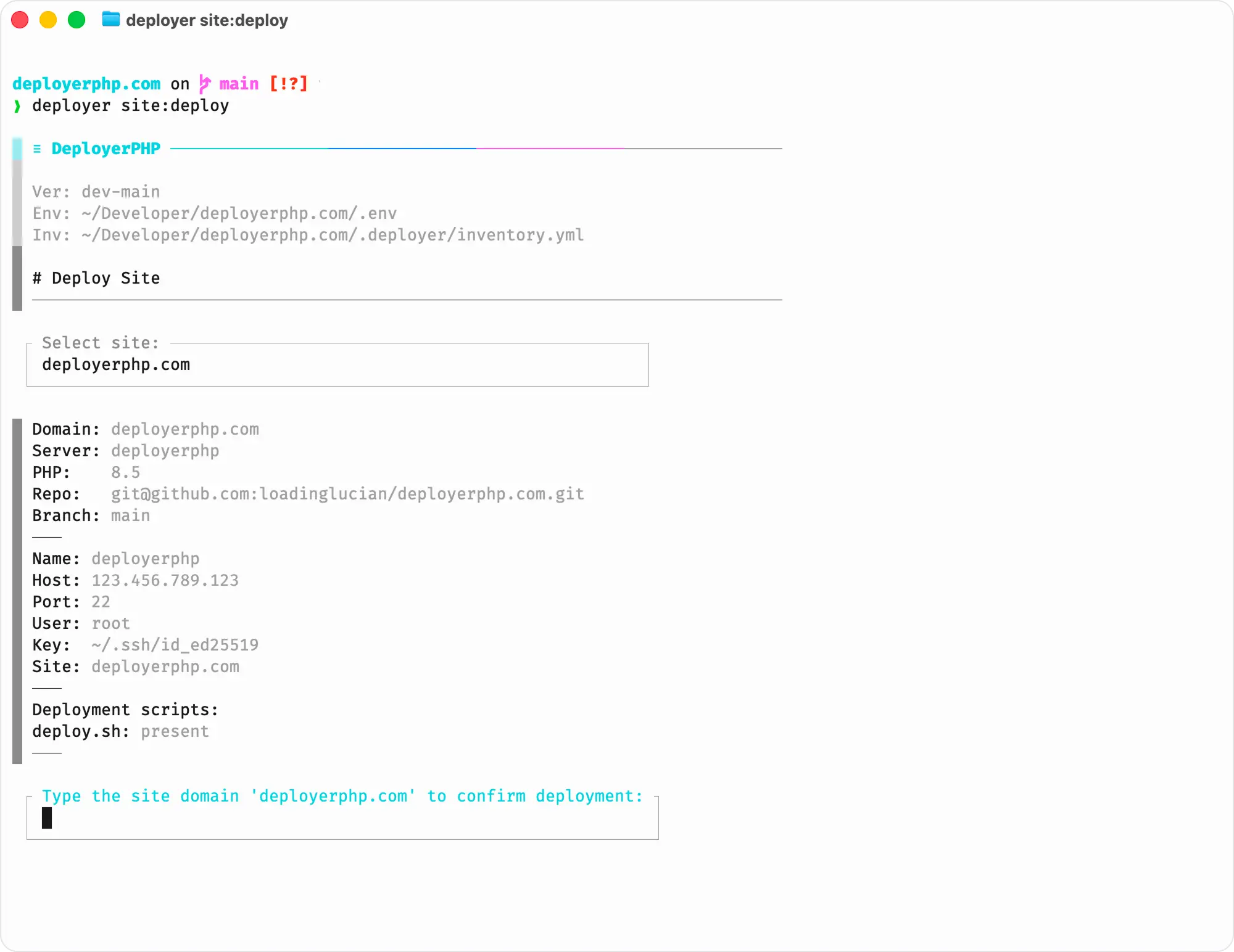 DeployCore in action