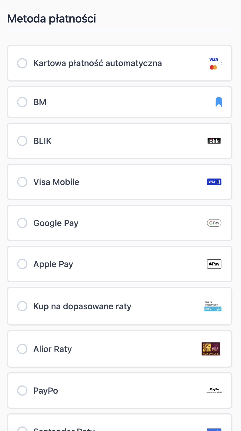 Default Hyvä payment list template