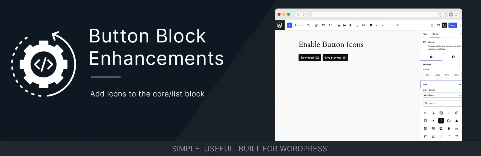 Button Block Enhancements
