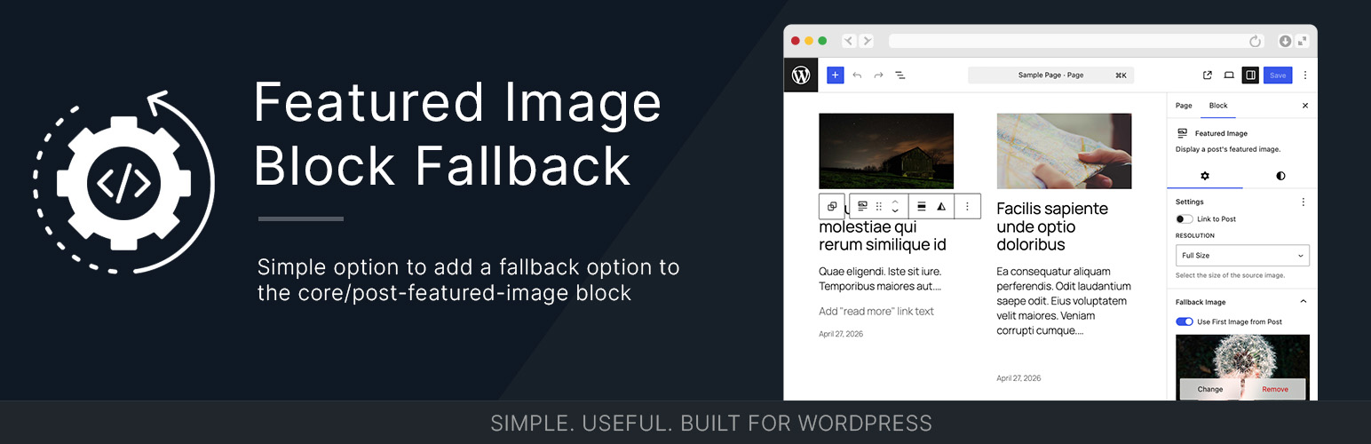 Featured Image Block Fallback