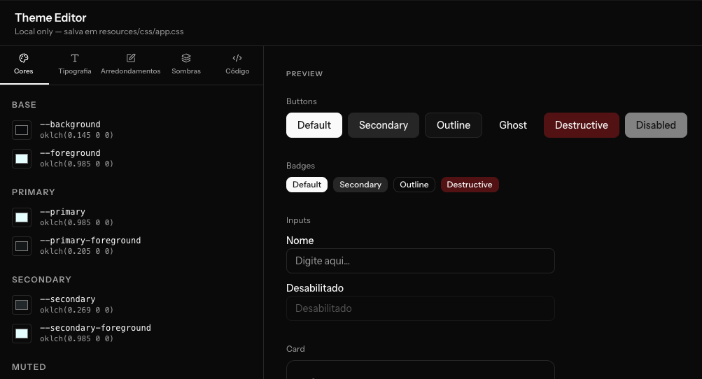 Theme Editor