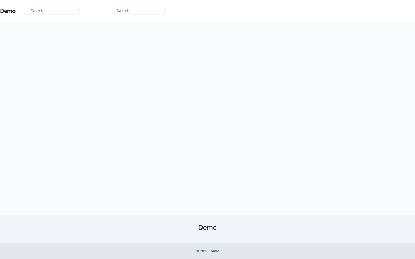 Capell Frontend published page screenshot