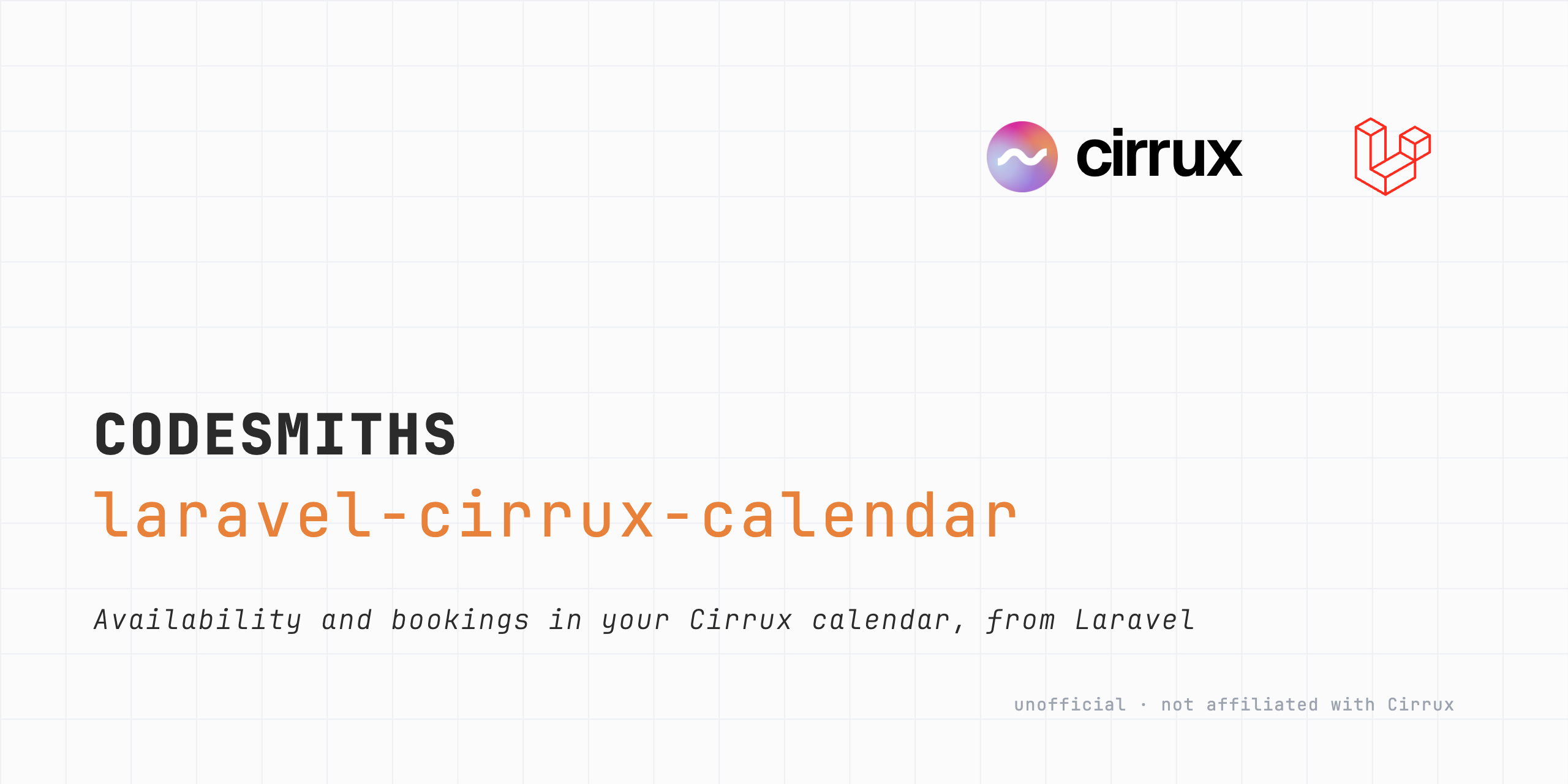 Laravel Cirrux Calendar
