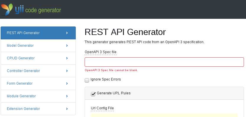 Gii - REST API Generator