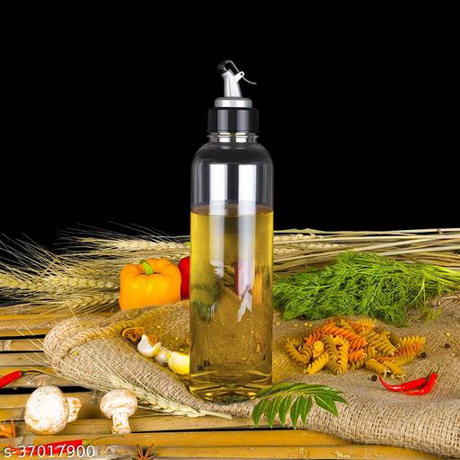 Plastic Oil Dispenser, 1000ml, Pack of 1, Clear - Chappale