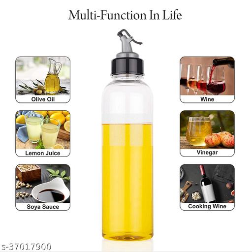 Plastic Oil Dispenser, 1000ml, Pack of 1, Clear - Chappale