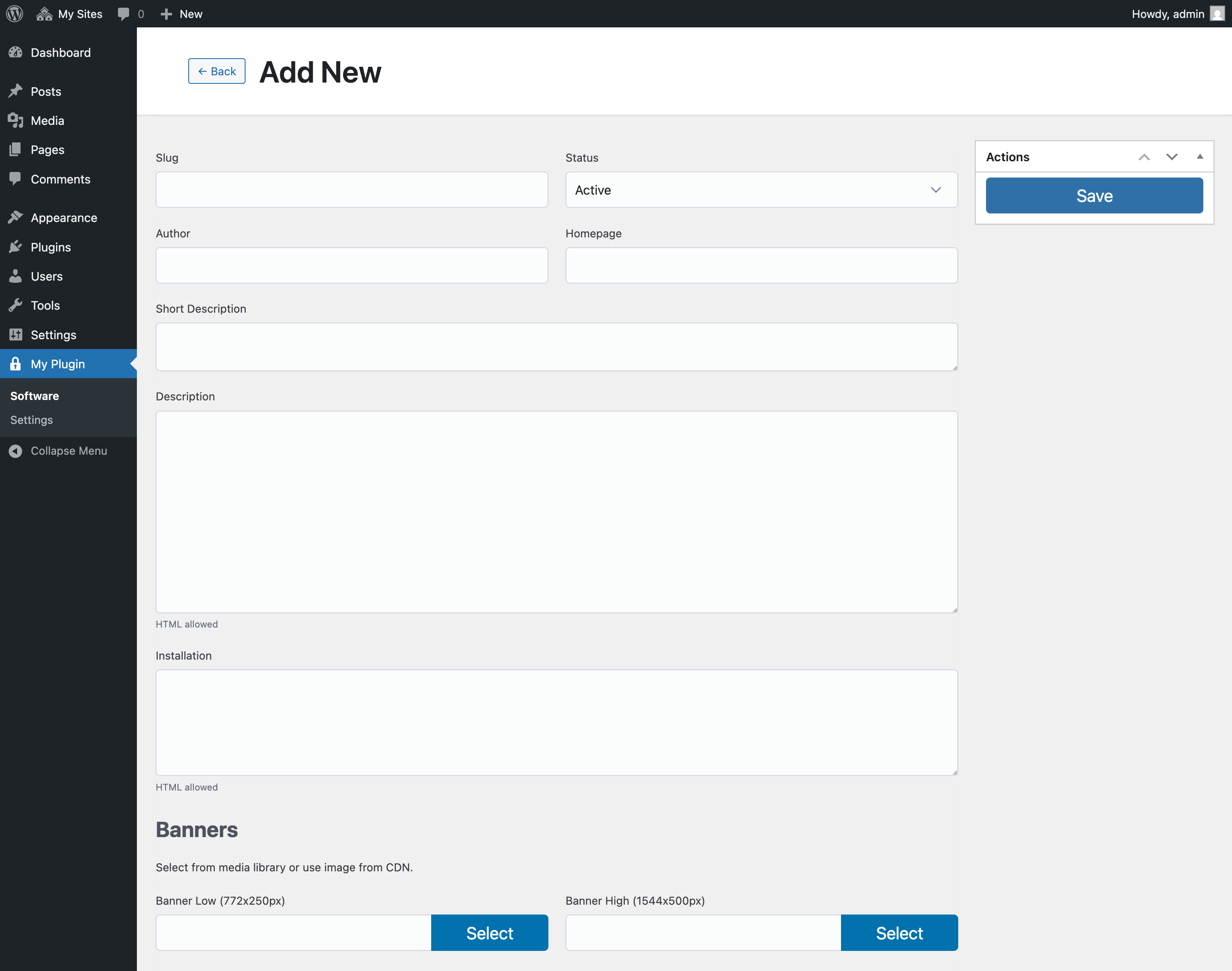 Metabox Schema Screenshot