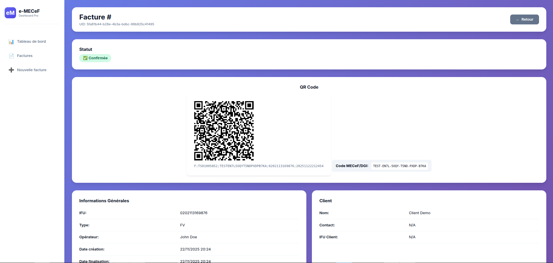 Facture Générée 1