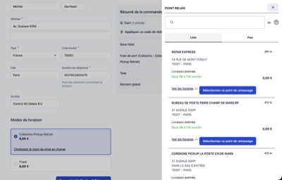 Multistep checkout implementation