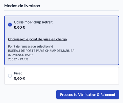 Selected relay point