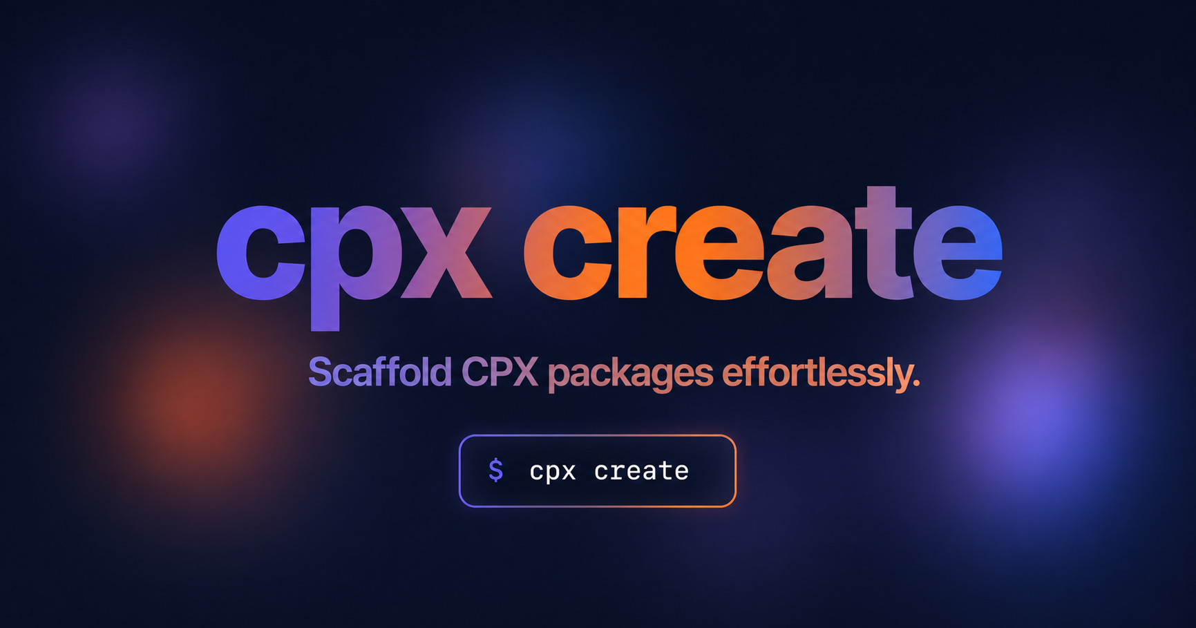 Create CPX
