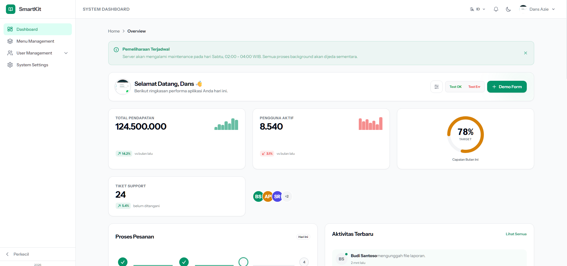 Dashboard