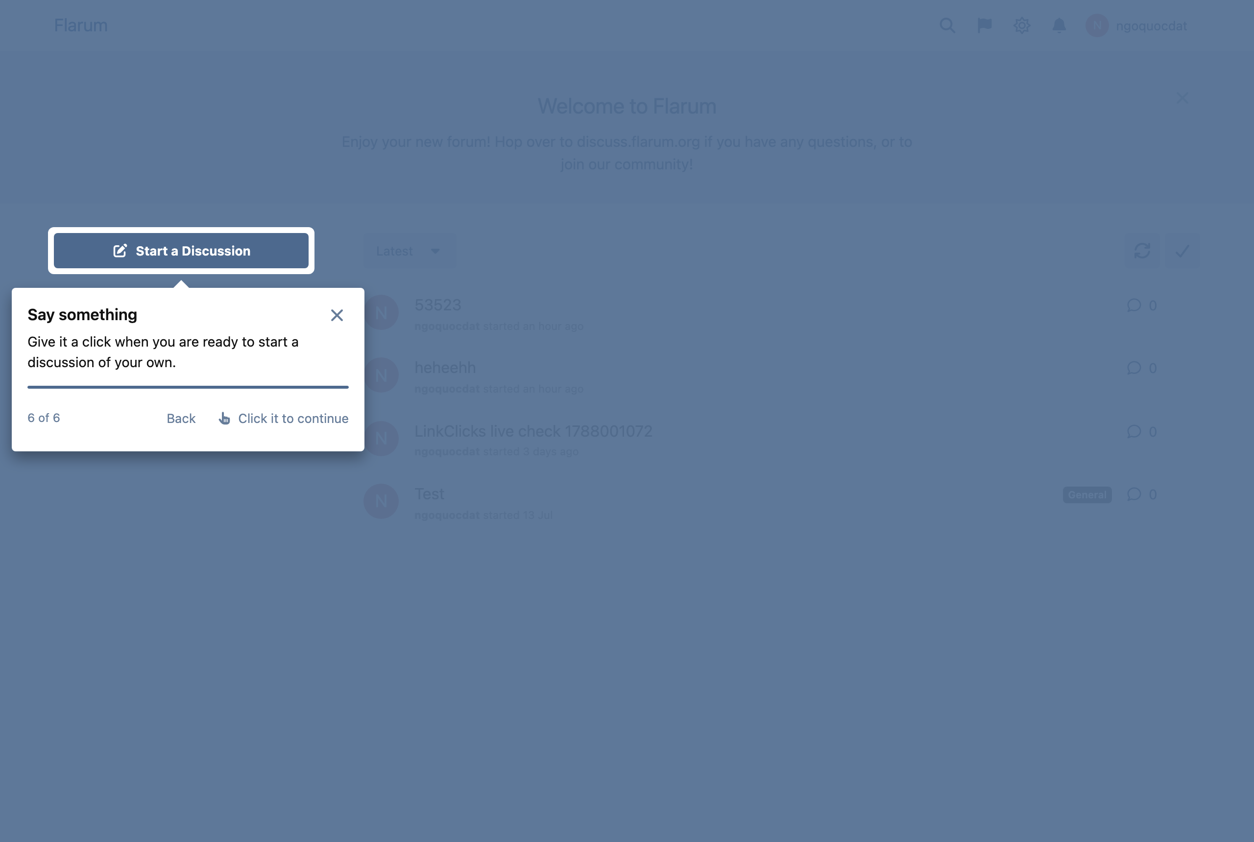 Click to continue