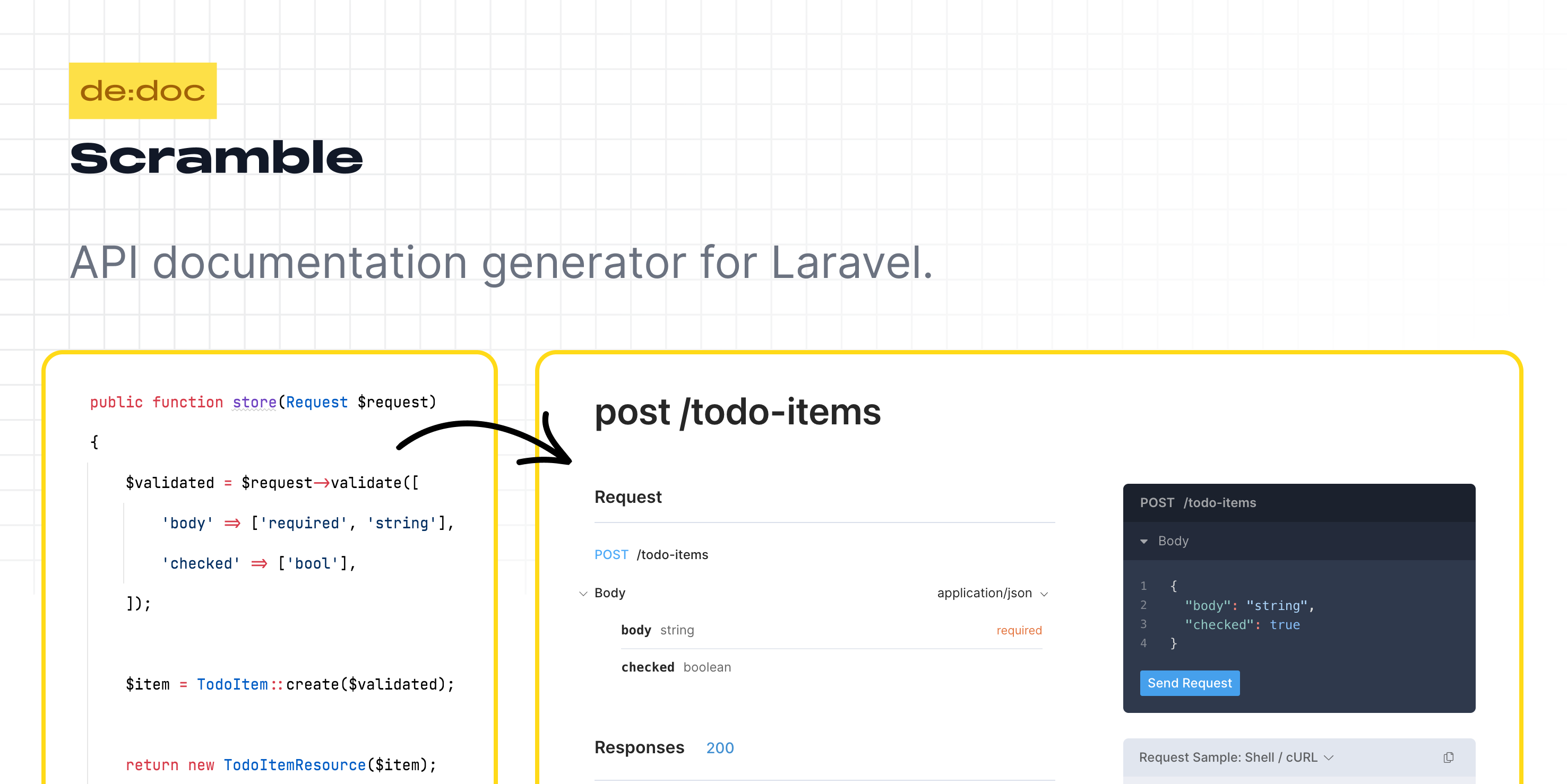 Scramble – Laravel API documentation generator