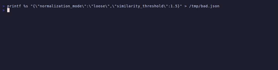 phpdup --validate-config rejecting a bad phpdup.json