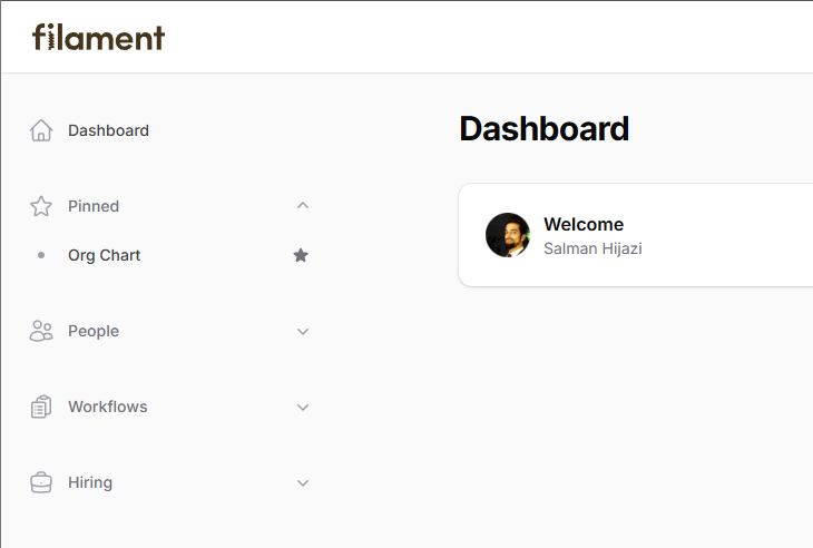 Pinned group with one item