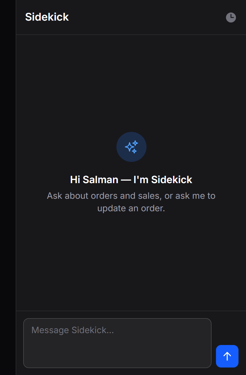 A fresh conversation (dark)