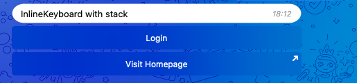 InlineKeyboard with stack