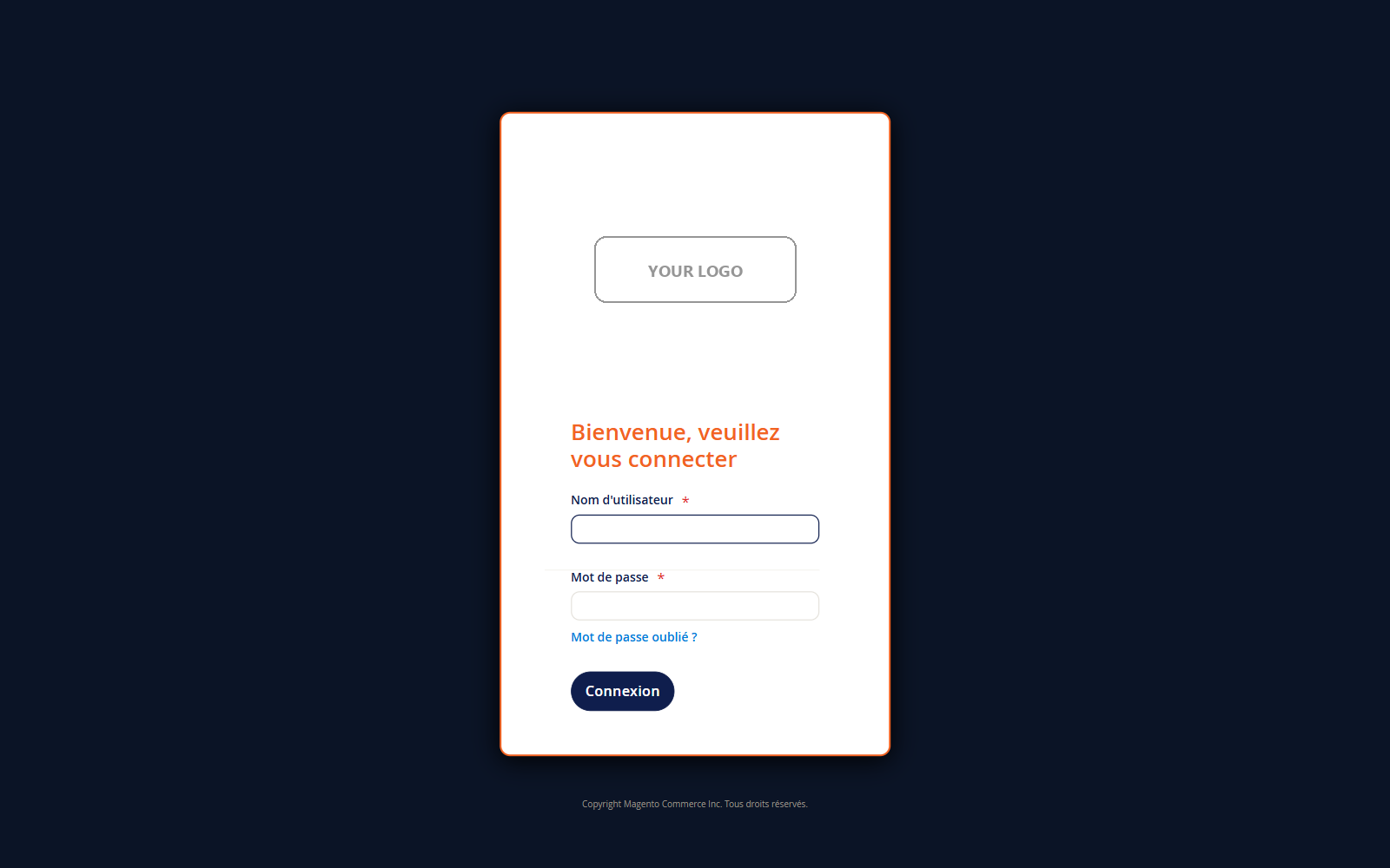 Sign-in page