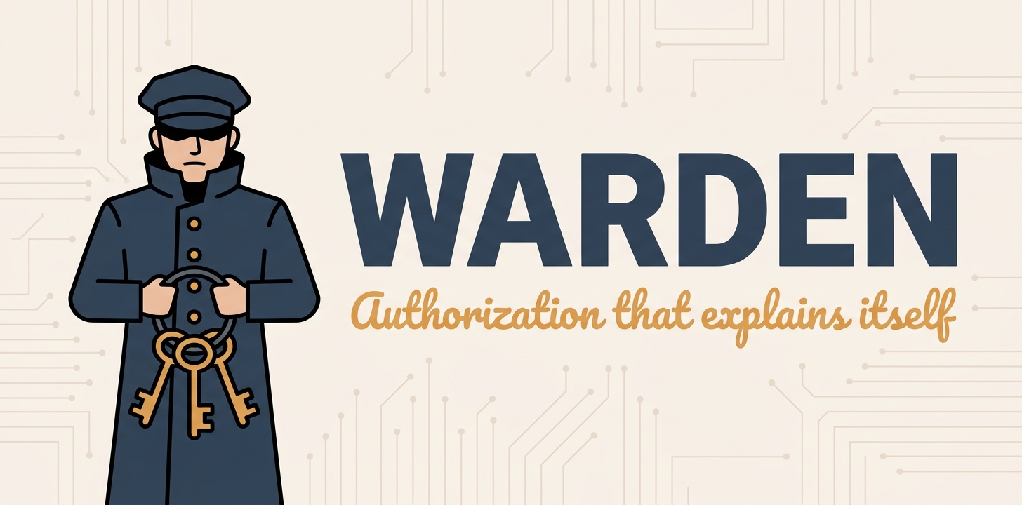 Warden — authorization that explains itself