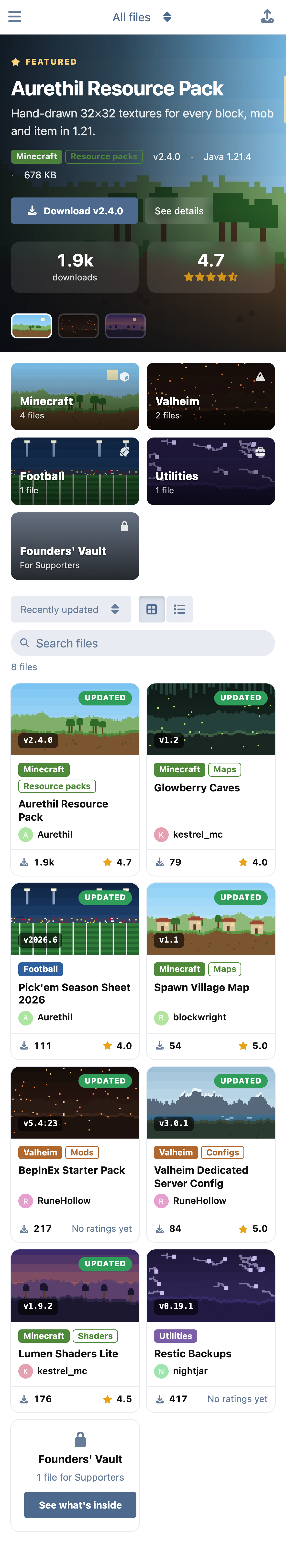 Browse on a phone