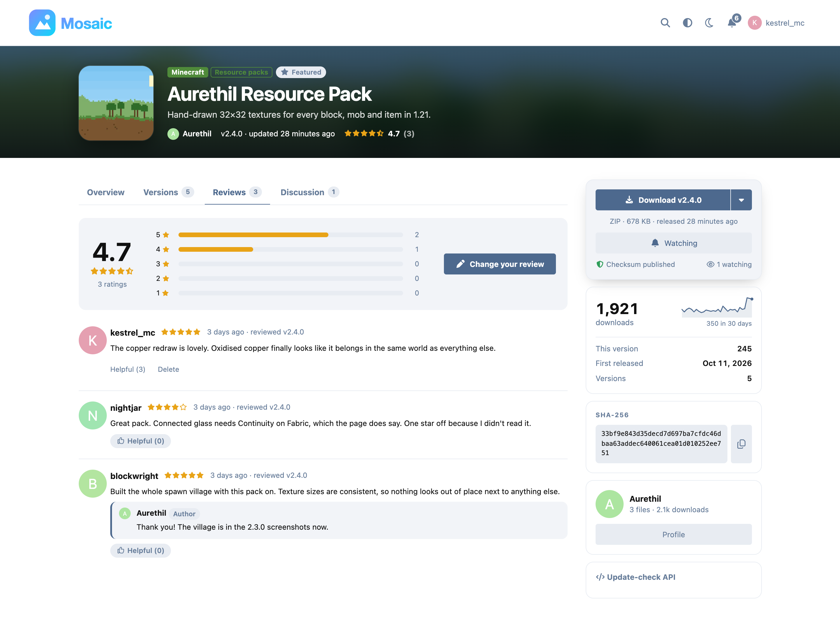 Reviews