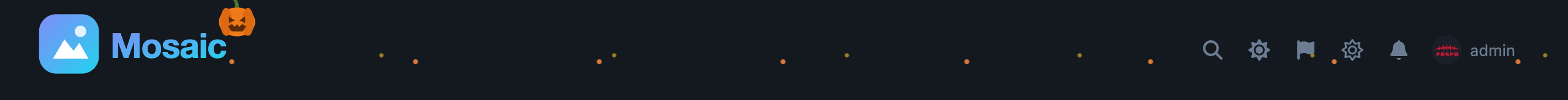 Halloween — a pumpkin and rising embers