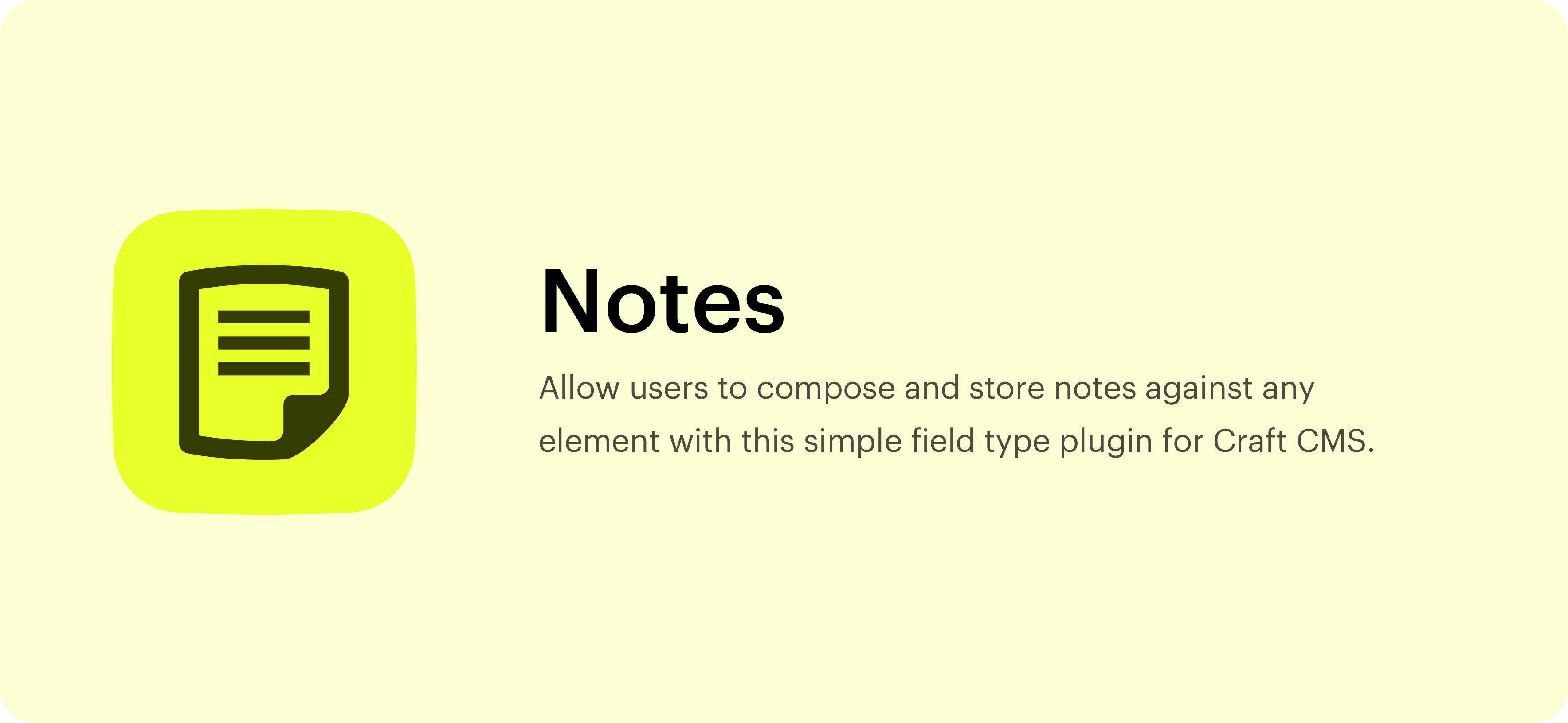 Notes for Craft CMS