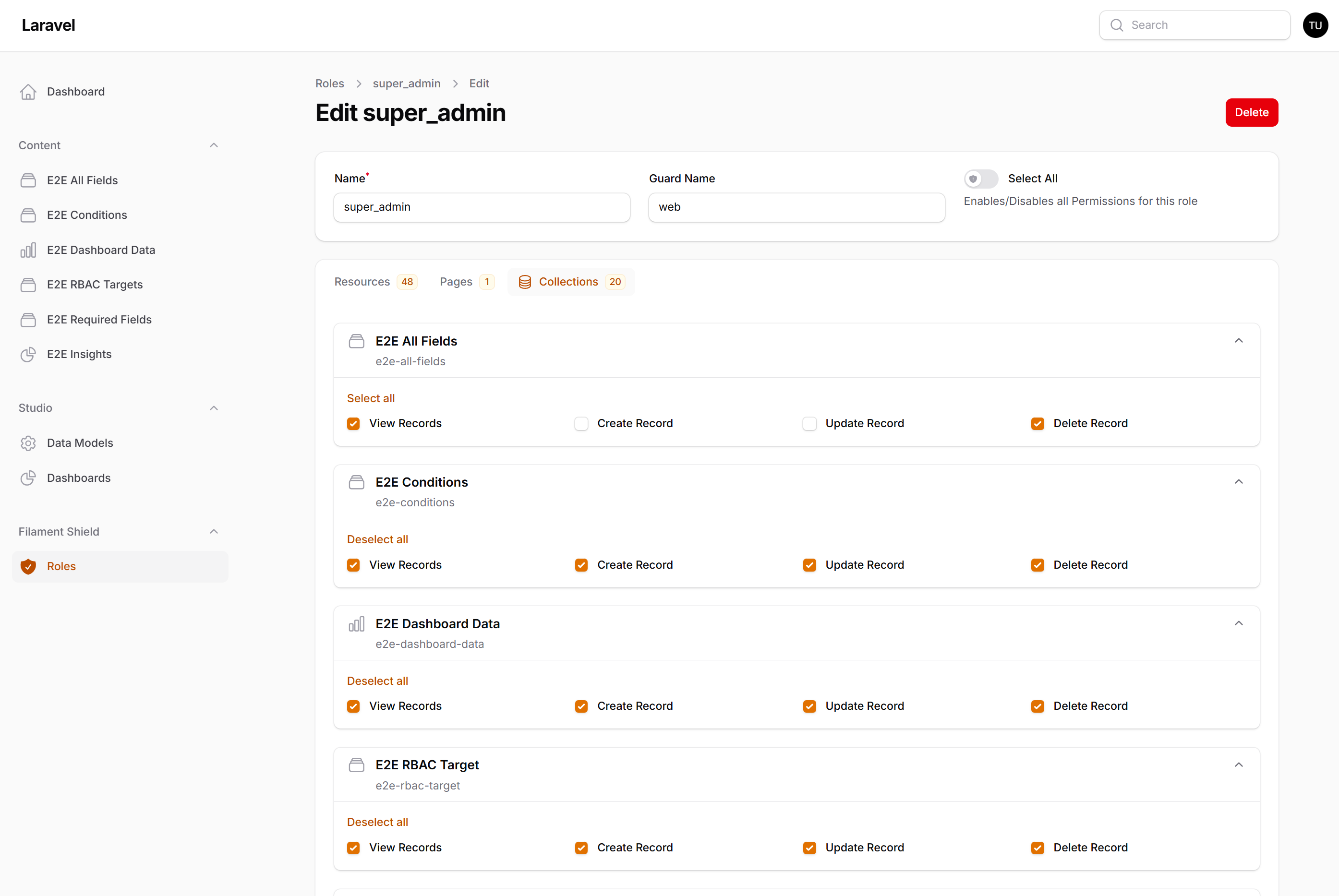 Collection Permissions