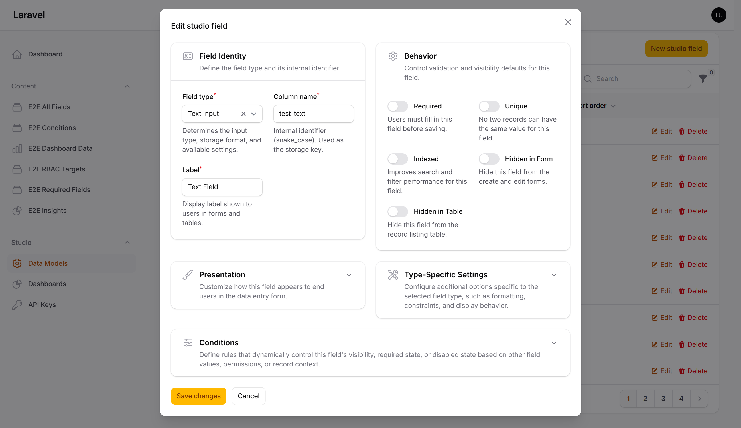 Field Editor