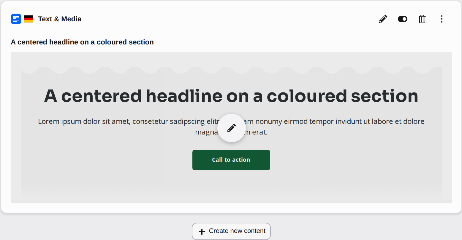 Hovering a preview shows the edit overlay