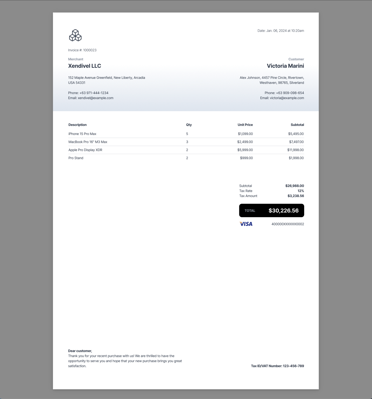 Invoice Template