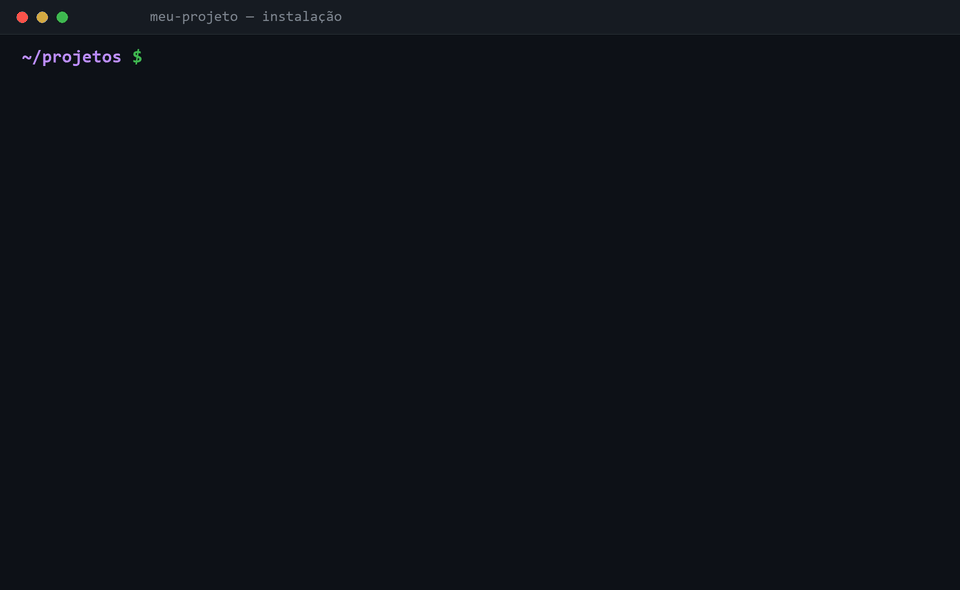 Instalação do starter-kit-easy em um comando