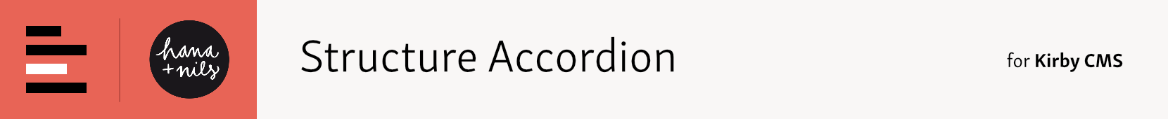 Structure Accordion for Kirby CMS