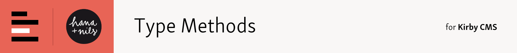 Type Methods for Kirby CMS