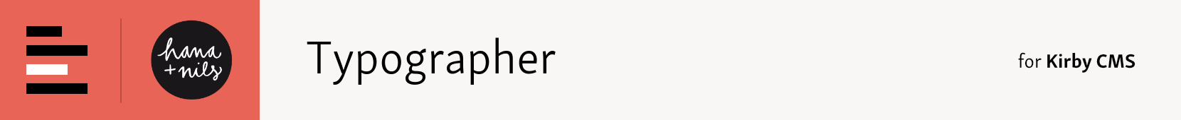 Typographer for Kirby CMS