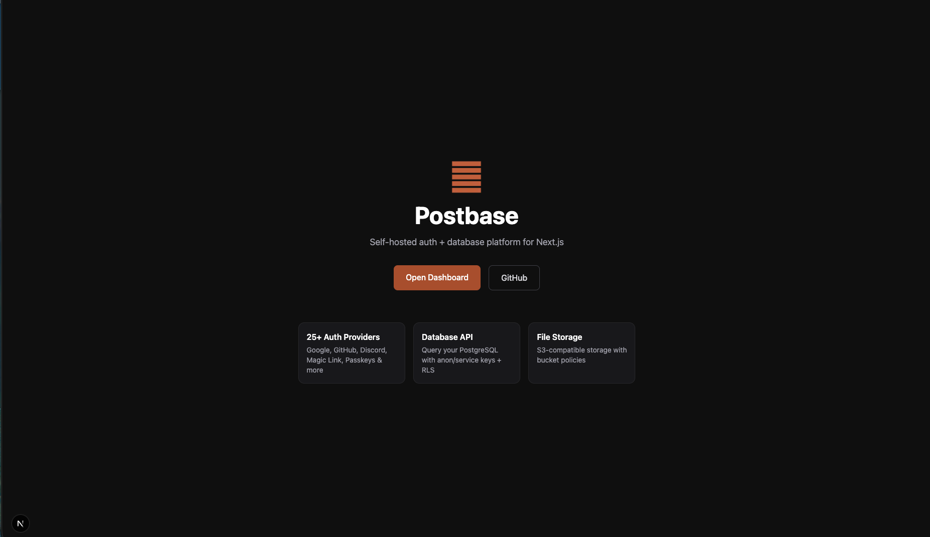 Postbase landing