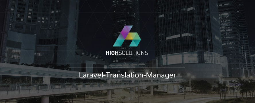Laravel-Translation-Manager by HighSolutions