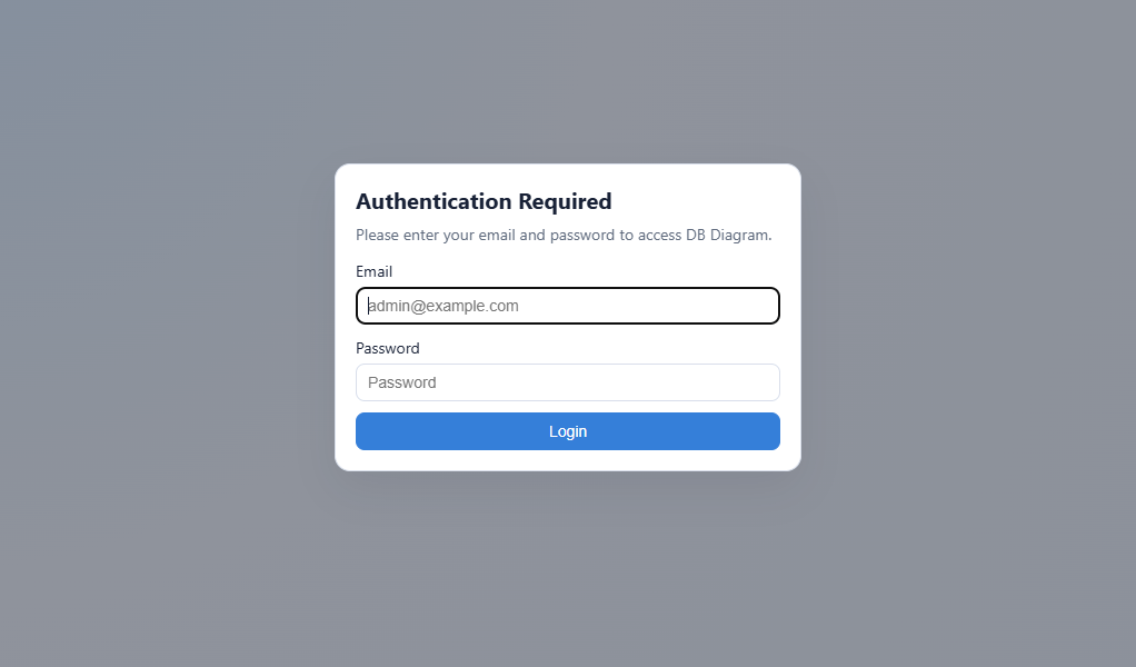 Authentication Modal